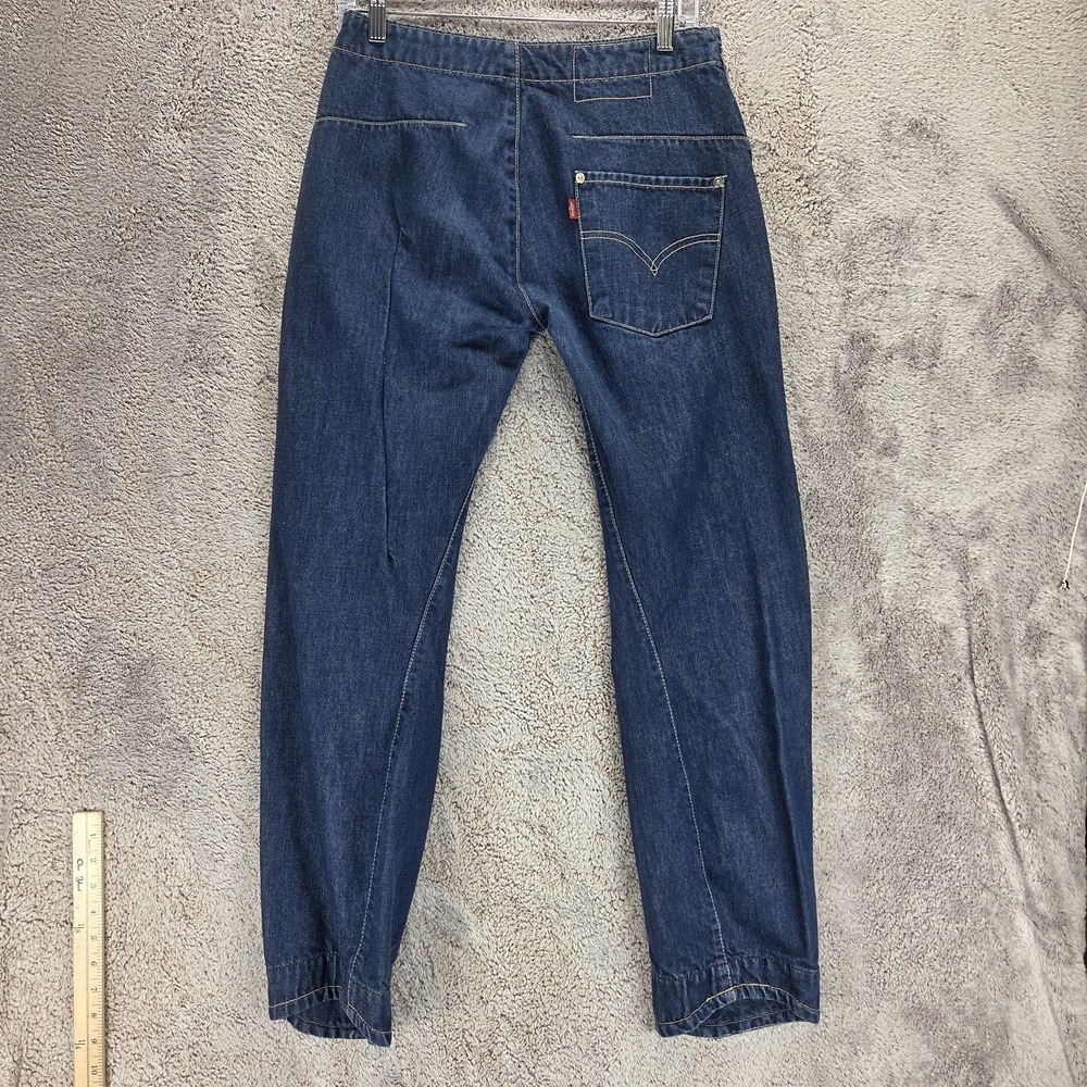 Vintage Levis Engineered Jeans Mens Blue Twisted One Pocket Dark Wash Fits 28x28